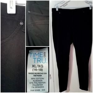 Time & Tru Pull On Pants 16/18